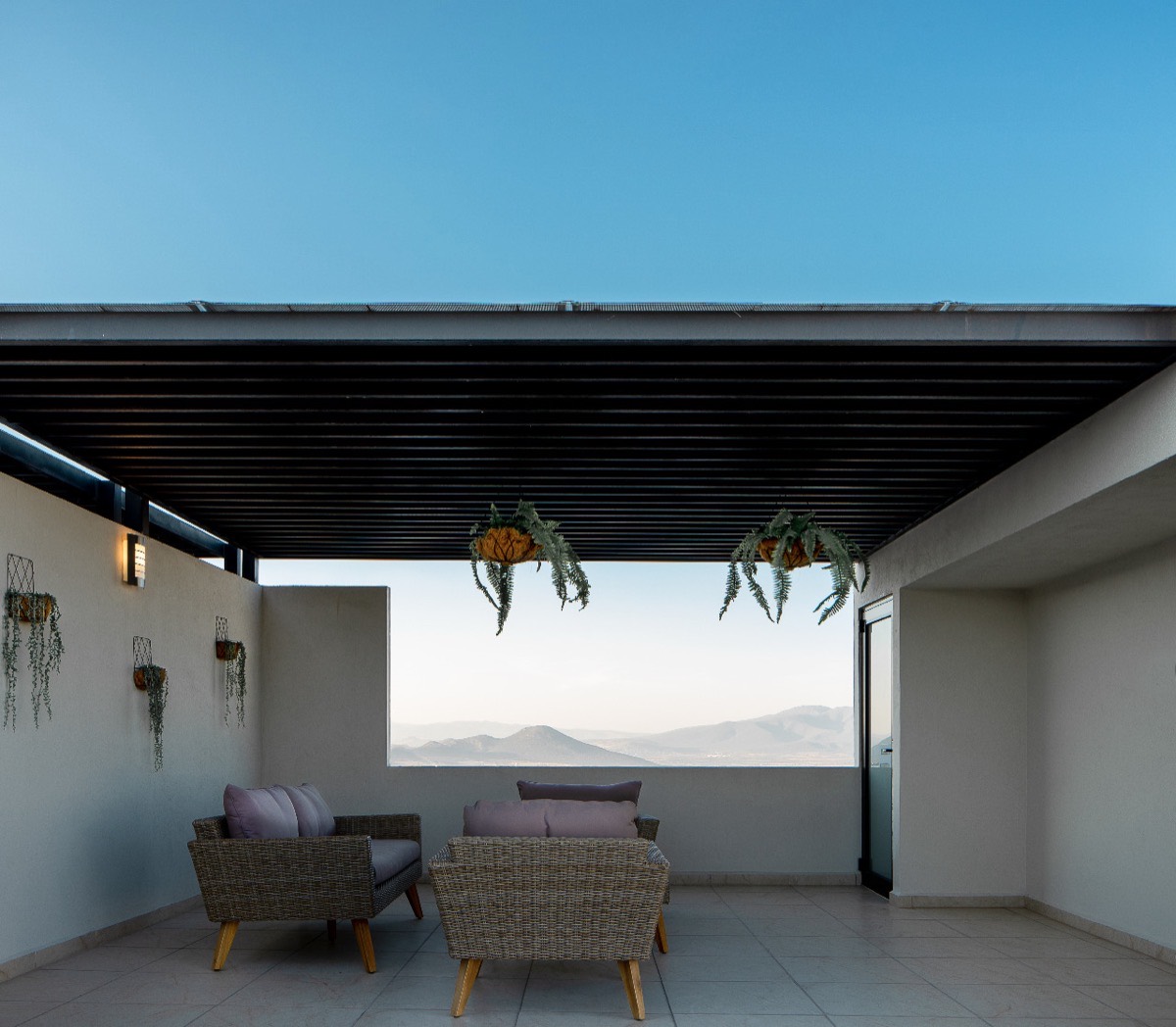 Pérgola de roof garden